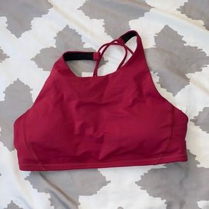 Pink lululemon bra